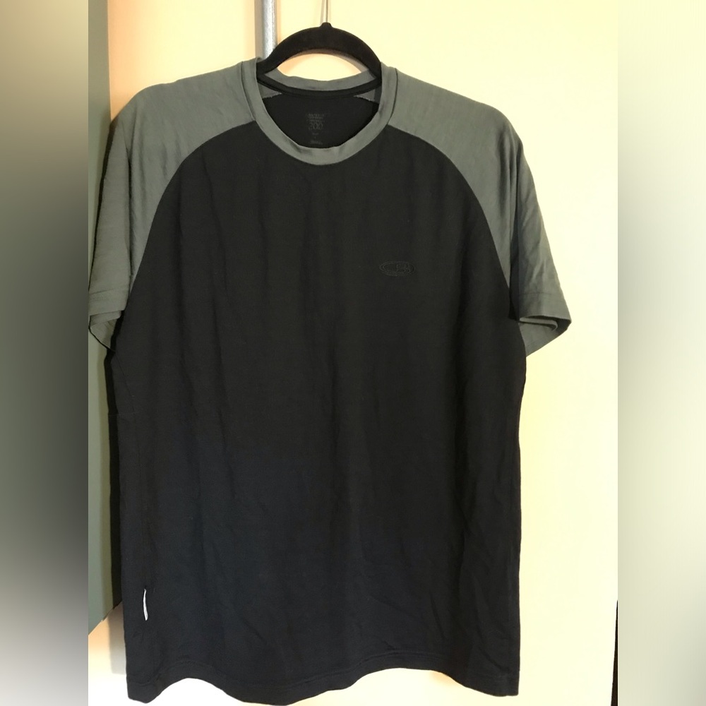 Icebreaker 100% wool Shirt (Black, Green)